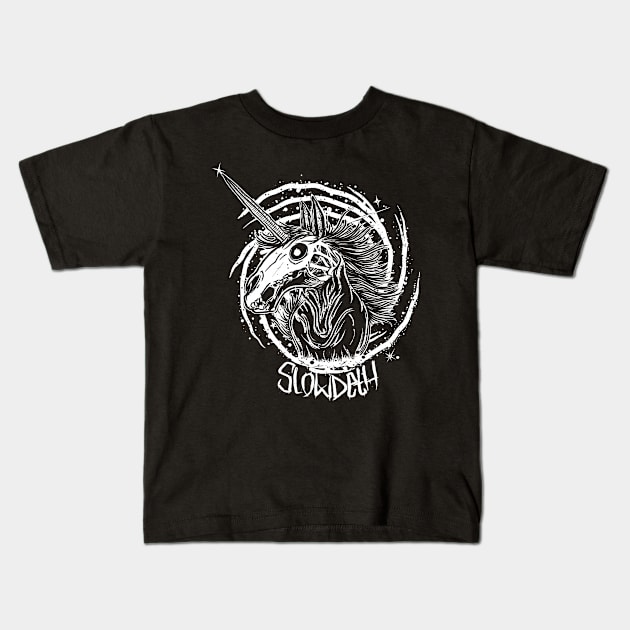 The DethHorse Kids T-Shirt by SlowDeth